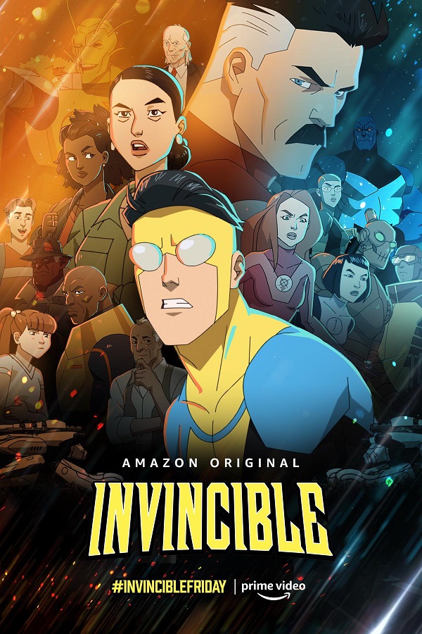 Invincible season two poster.